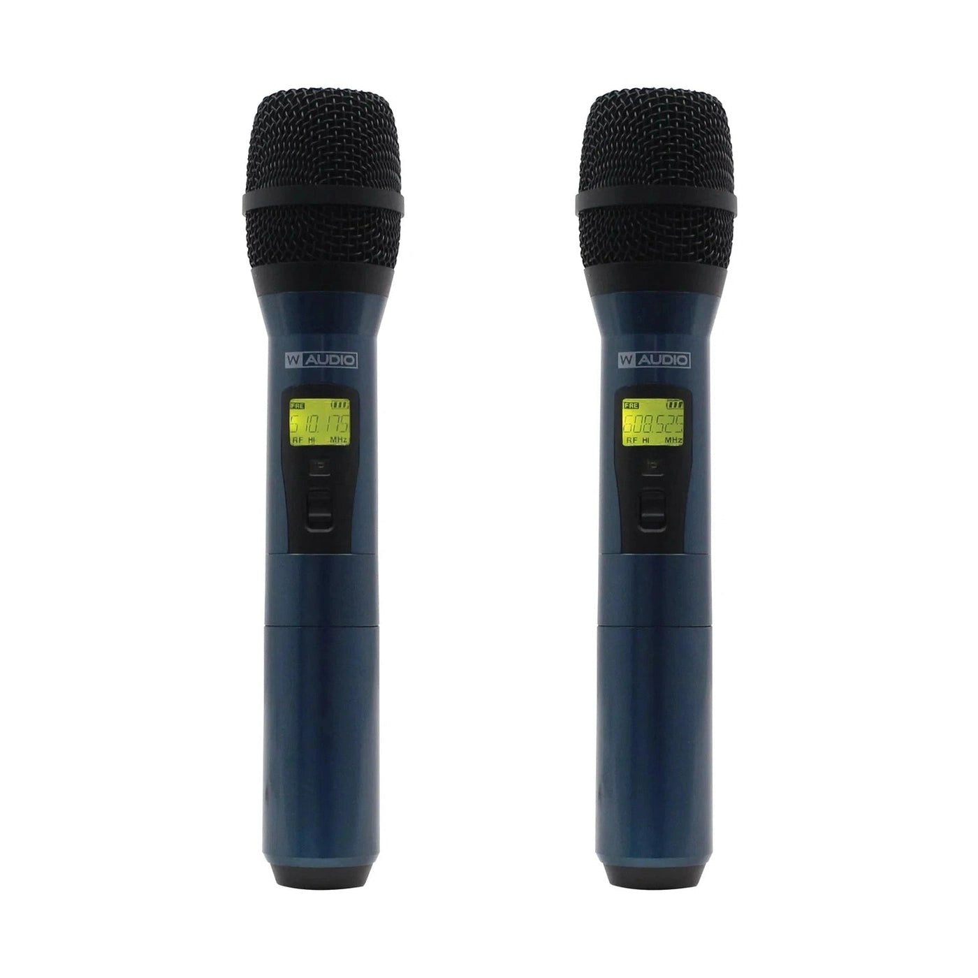 W Audio DQM 600H Quad Handheld Wireless Microphone System 606-614Mhz 4