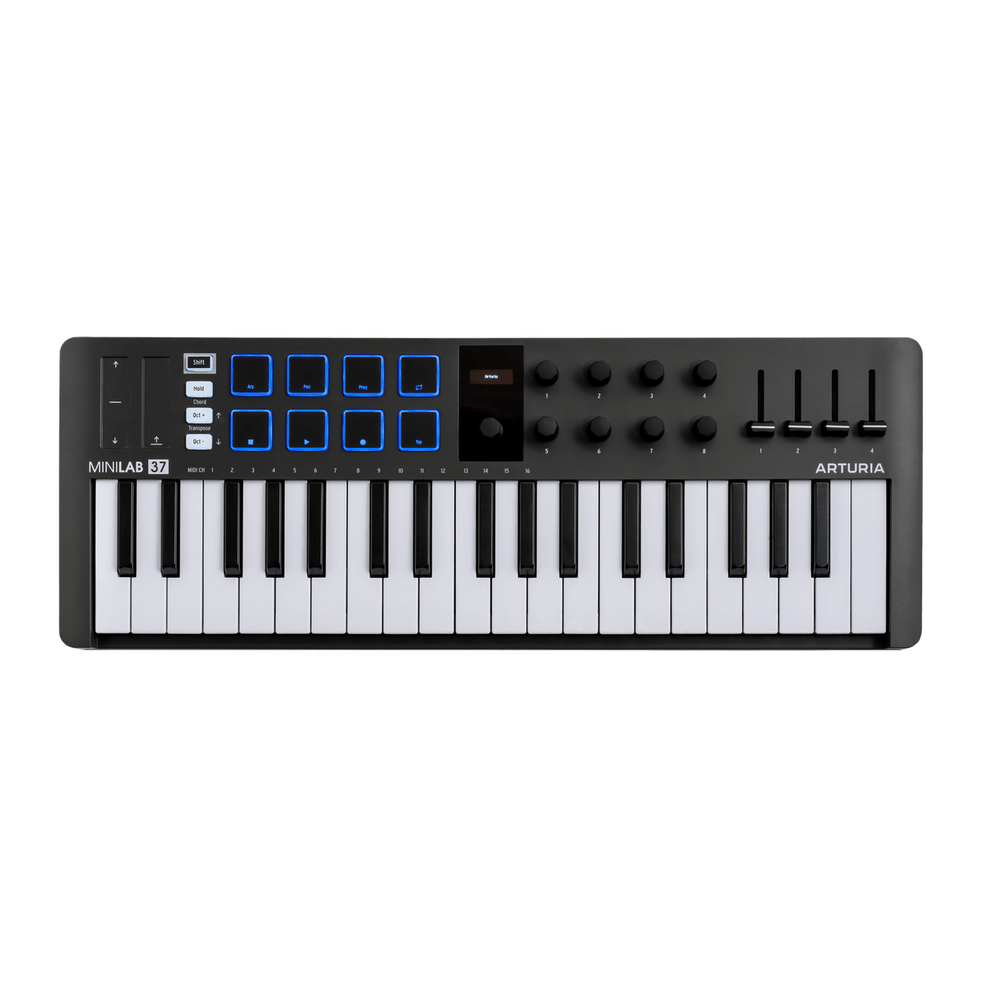 Arturia MiniLab 37 MK3 Universal MIDI Controller — Black 1