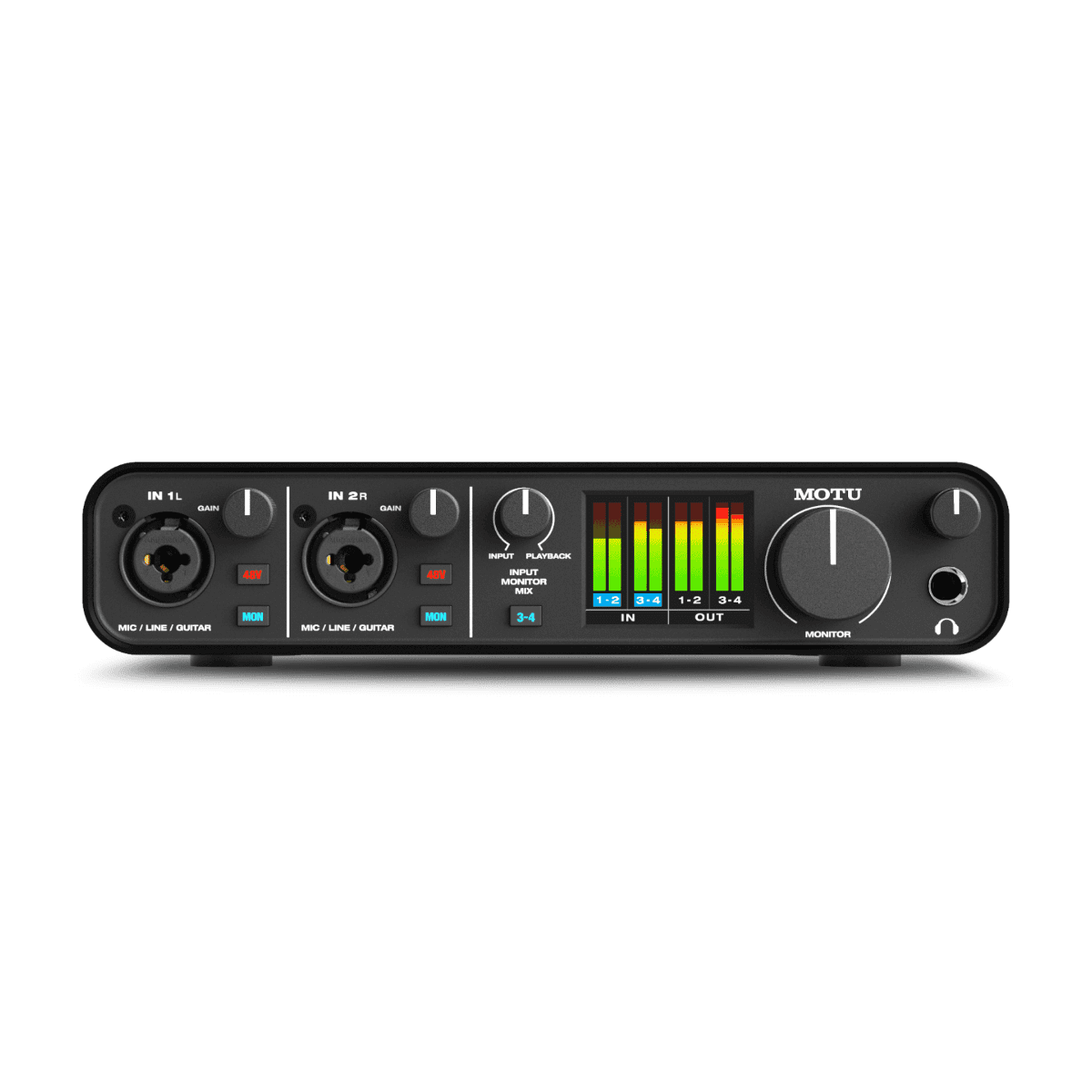 MOTU M4 4x4 USB-C Low-Latency Audio Interface 3