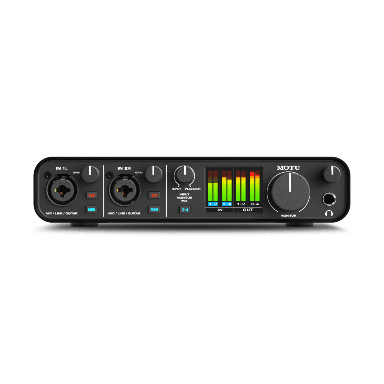 MOTU M4 4x4 USB-C Low-Latency Audio Interface 3