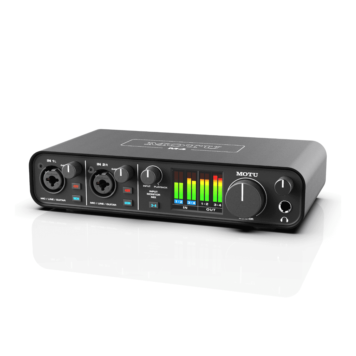 MOTU M4 4x4 USB-C Low-Latency Audio Interface 4