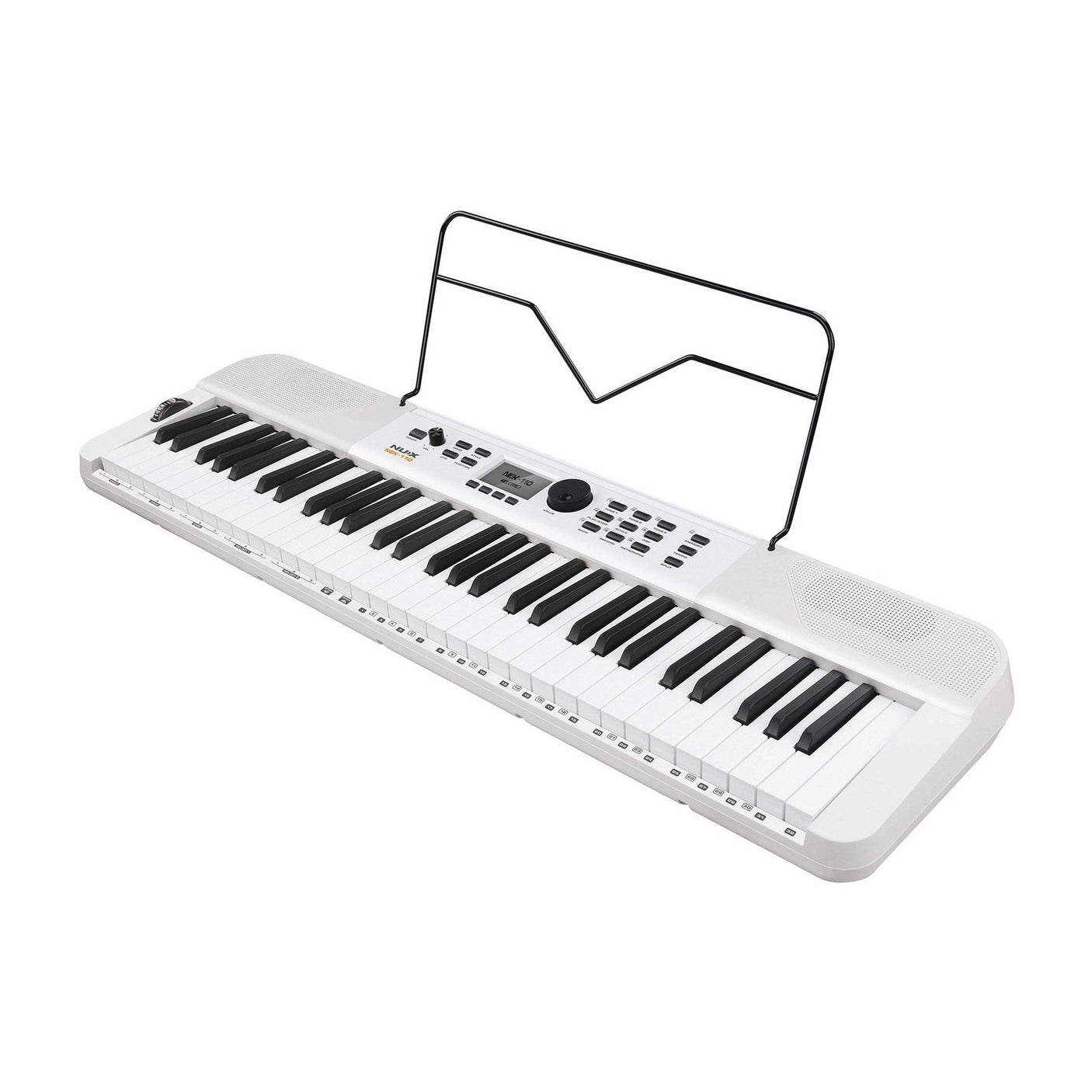 NUX NEK-110 61-Key Portable Keyboard - White 4