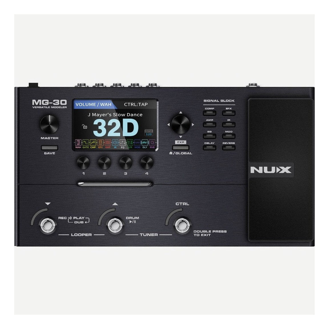 NUX MG-30 Multi-Effects Modeller Pedal 1