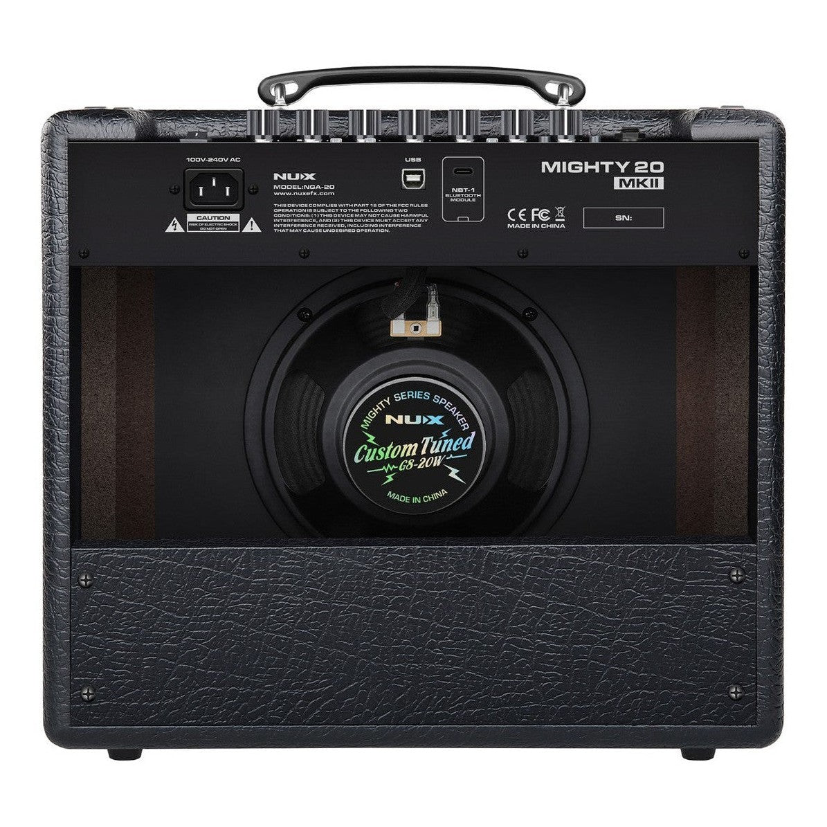 NUX Mighty 20BT Amplifier - Rear