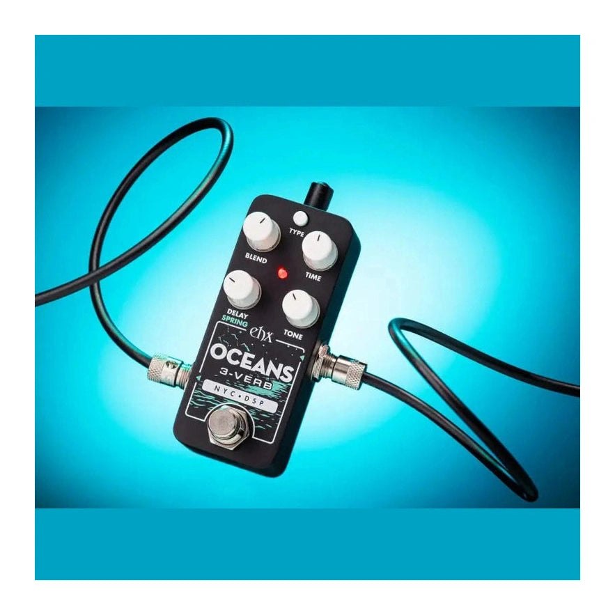 Electro-Harmonix Pico Oceans 3-Verb - Ultra-Compact Multi-Function Reverb Pedal 5