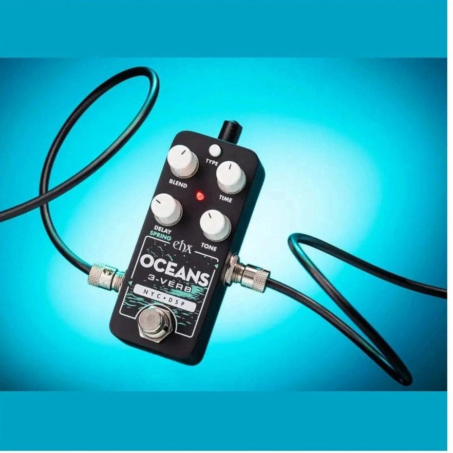Electro-Harmonix Pico Oceans 3-Verb - Ultra-Compact Multi-Function Reverb Pedal 5
