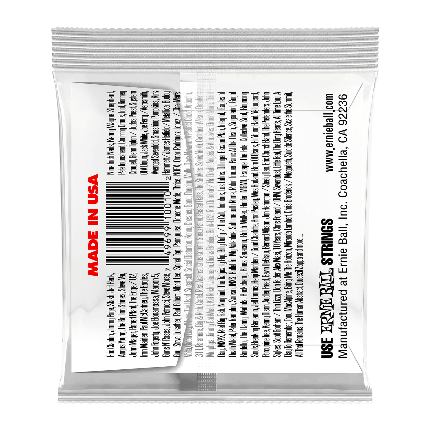 Ernie Ball .010 Plain Steel Electric or Acoustic Single Guitar String 2