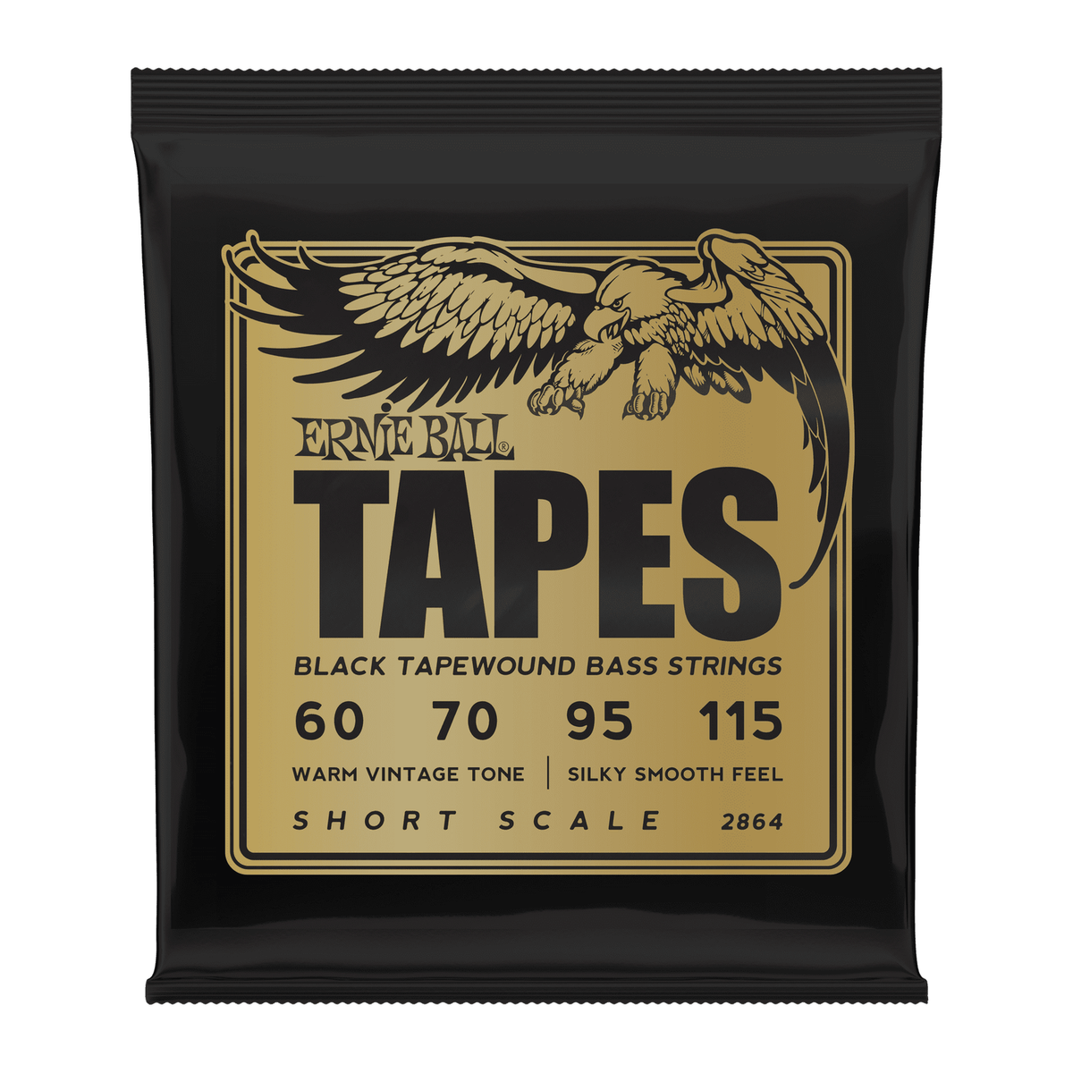 Ernie Ball Bass Tapes Short Scale Tapewound Bass Guitar Strings .060 - 0.115 1