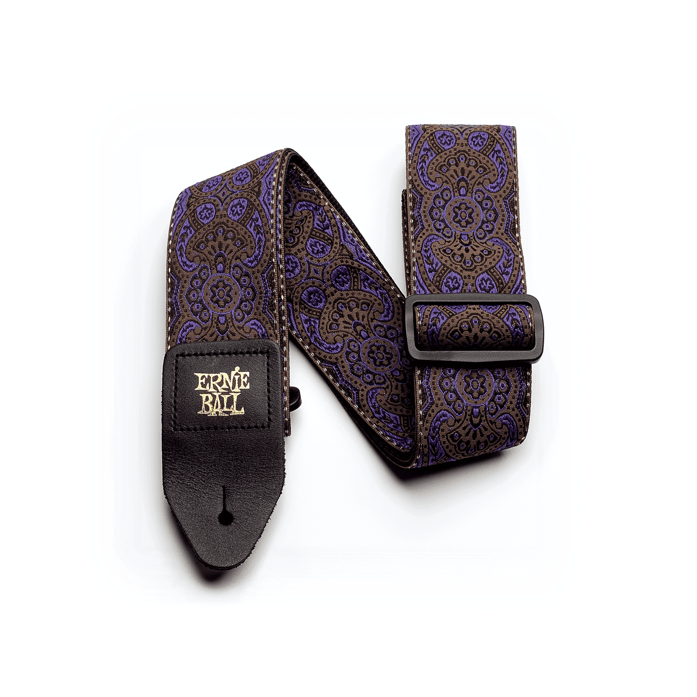 Ernie Ball Jacquard Guitar Strap - Purple Paisley P04164 1