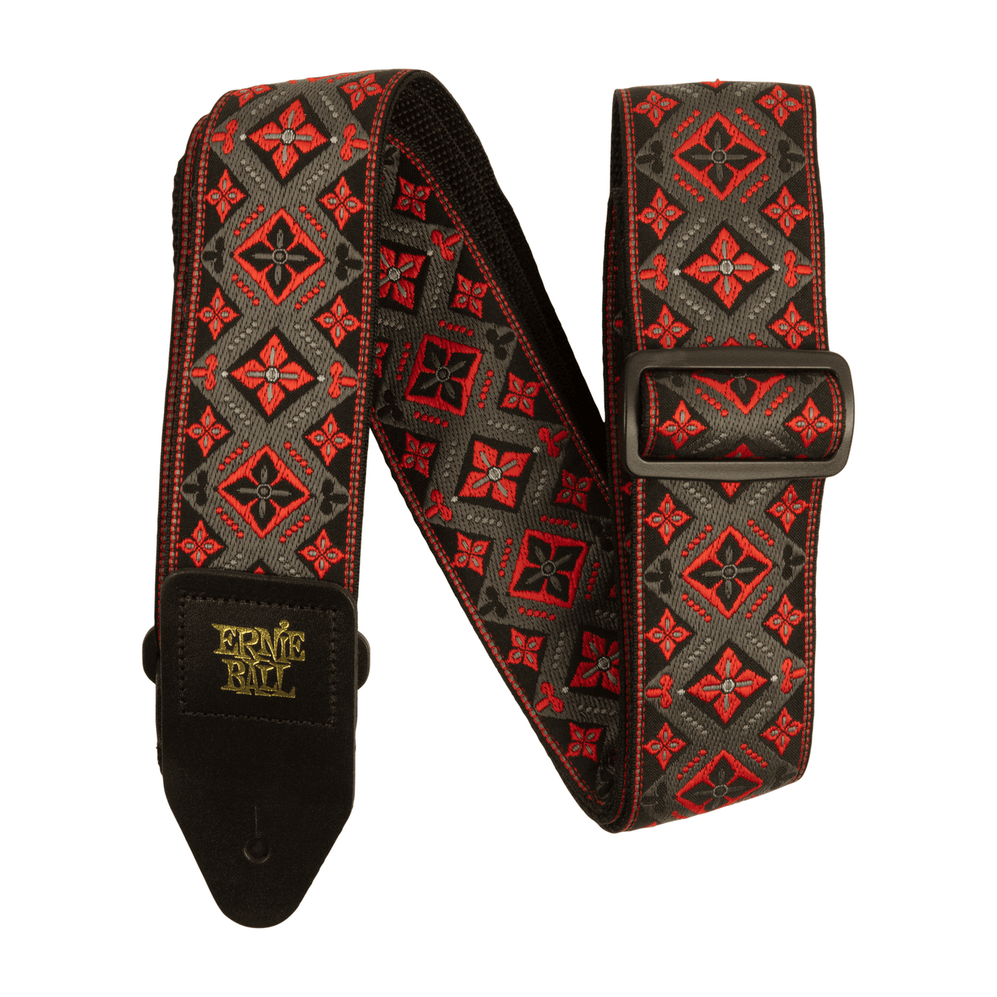 Ernie Ball Jacquard Guitar Strap - Red King P05346 1