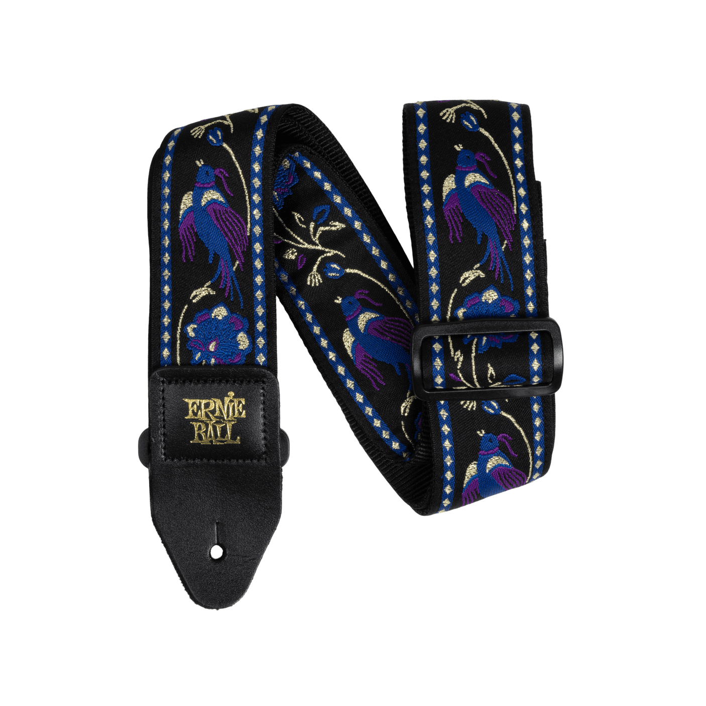 Ernie Ball Jacquard Guitar Strap - Purple Pleasant Pheasant P05371 1