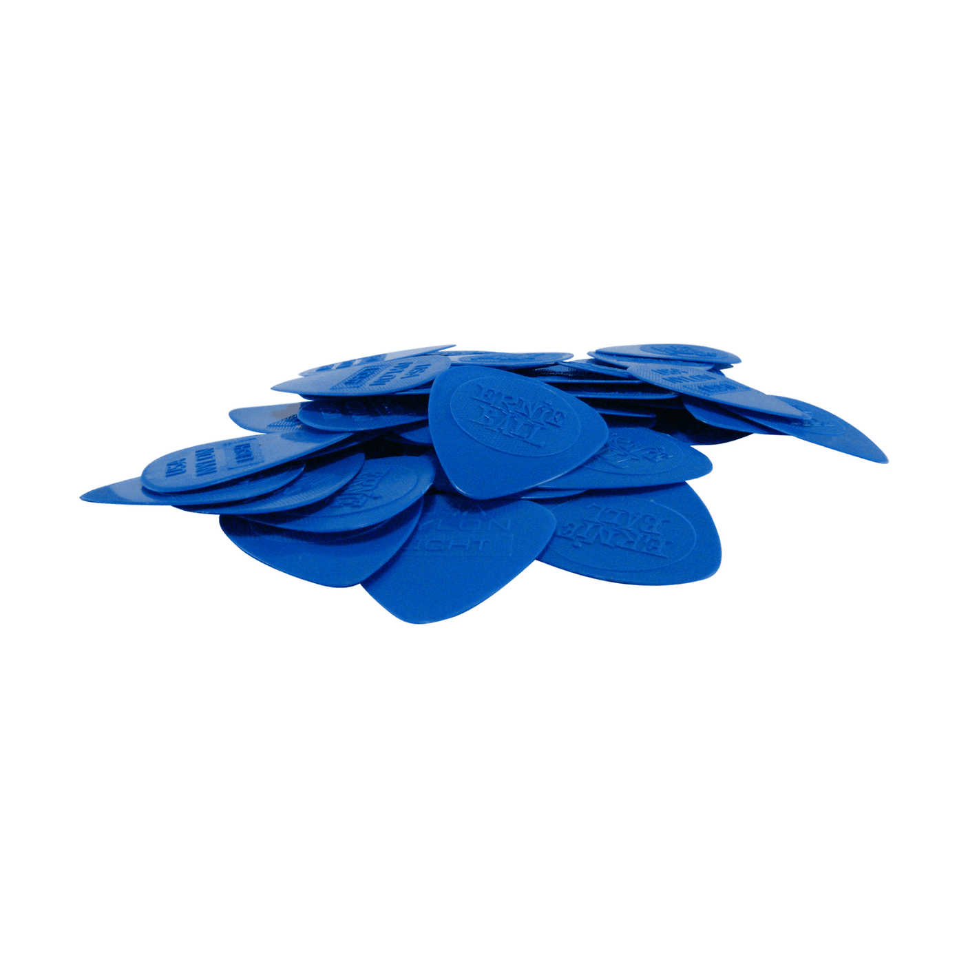 Ernie Ball Thin Blue Nylon Guitar Picks - 50 Pack 1