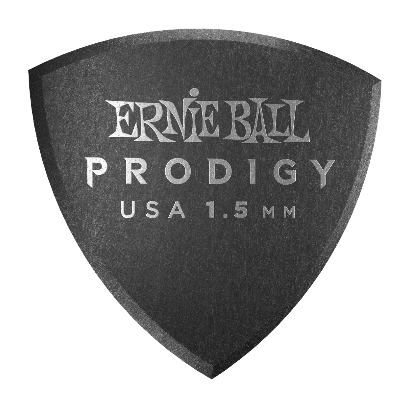 Ernie Ball Prodigy Guitar Picks – Large Shield 1.5mm Black 6 Pack 3