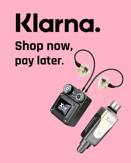 Pay in 3 with Klarna for your Xvive XU4T9 In-Ear Wireless Monitor System