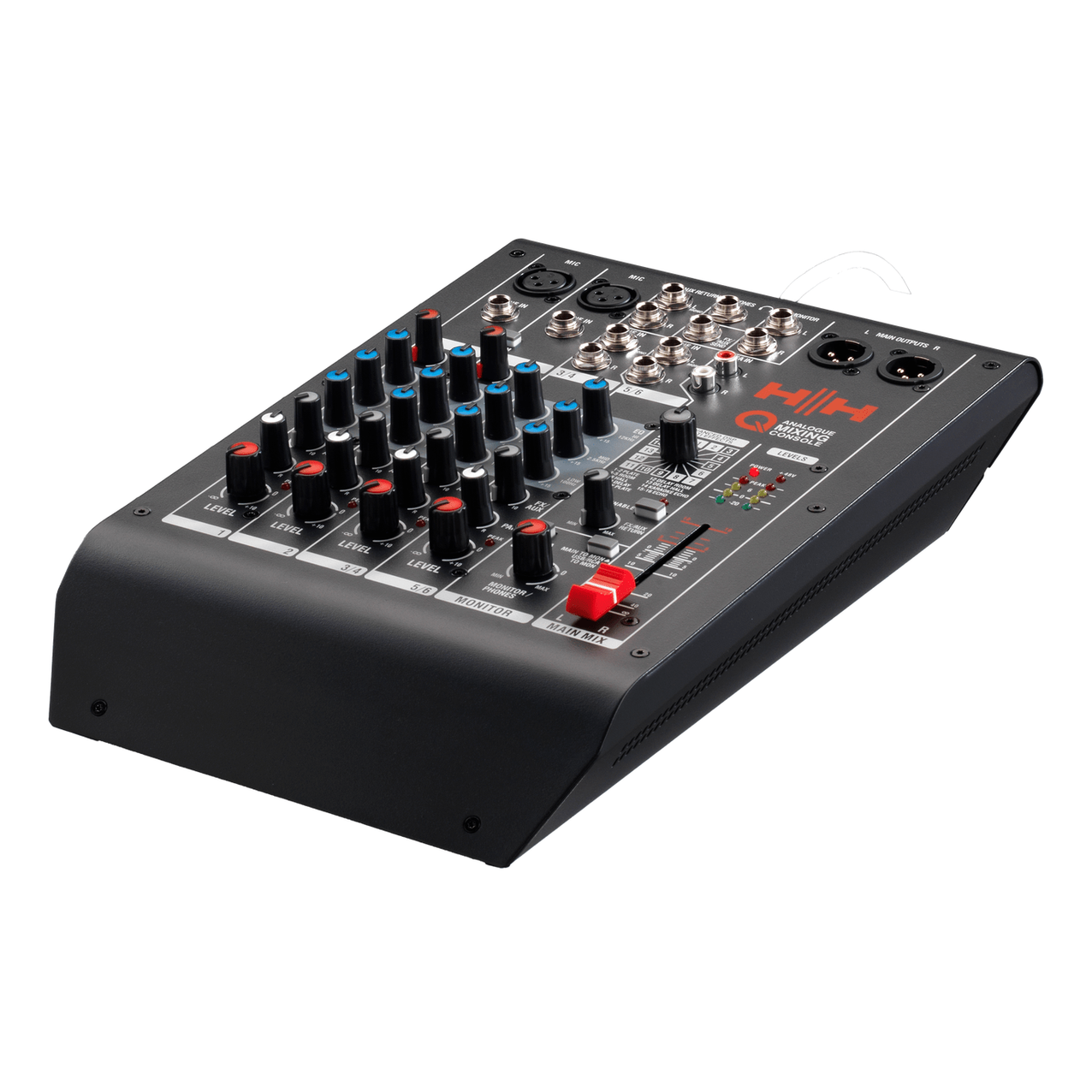 HH Audio Q-Series Q6FX - Professional 6-Channel Analogue Mixer with DSP 4