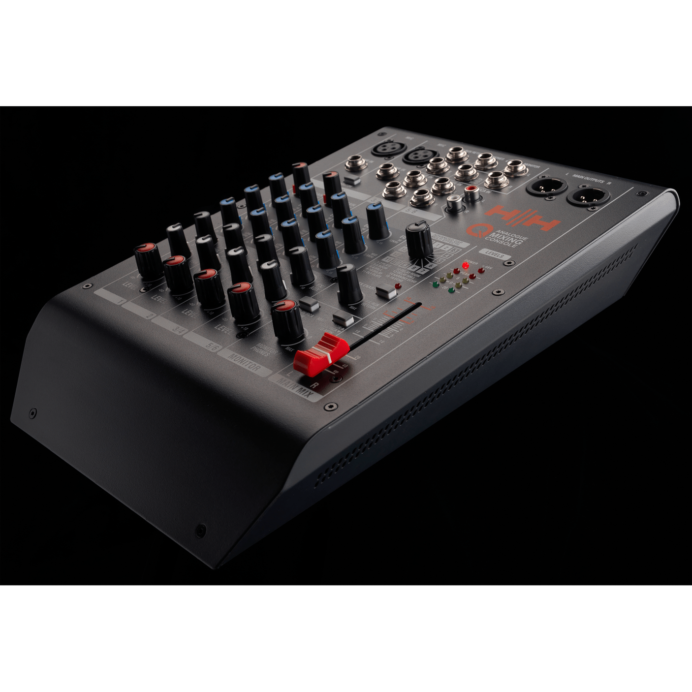 HH Audio Q-Series Q6FX - Professional 6-Channel Analogue Mixer with DSP 8