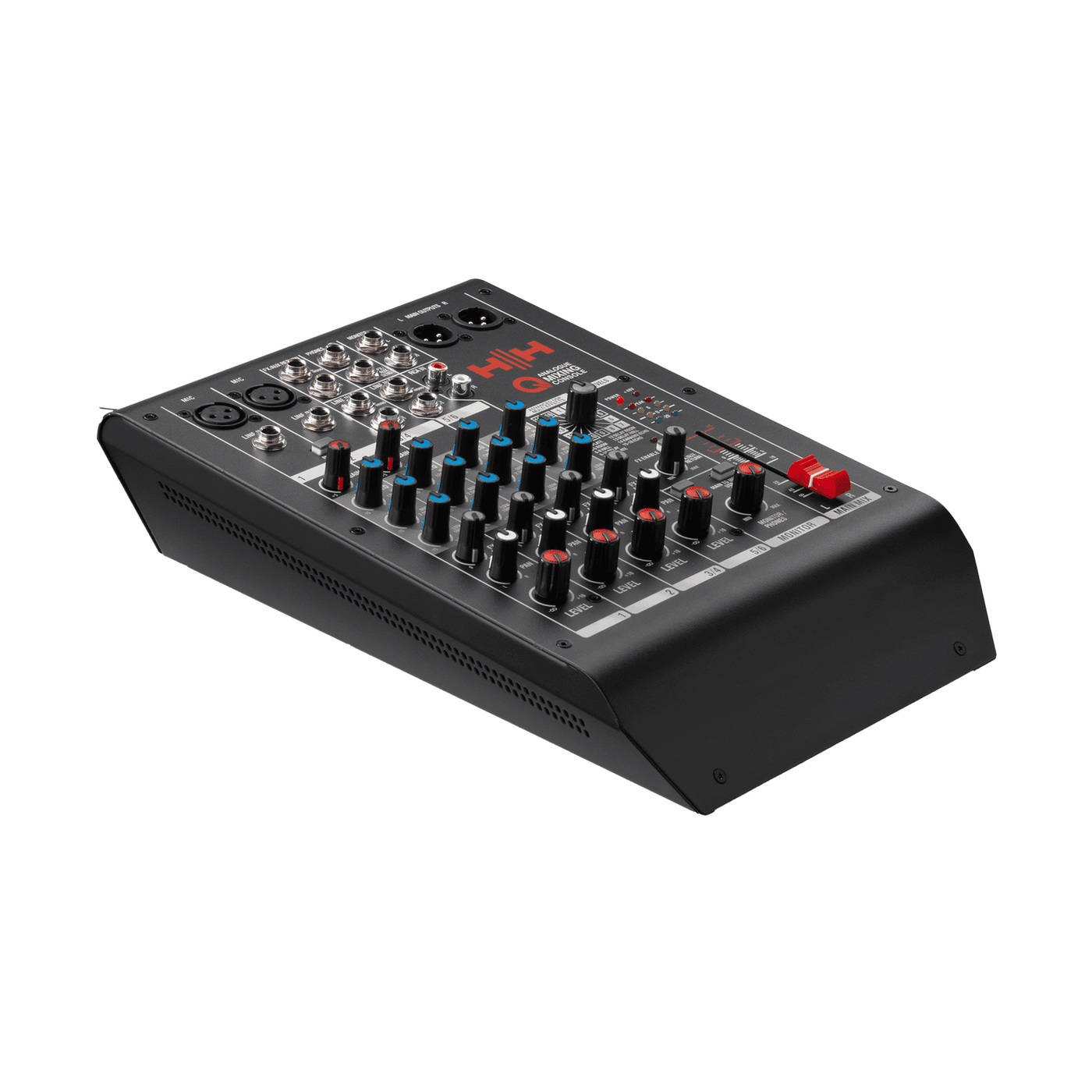 HH Audio Q-Series Q6FX - Professional 6-Channel Analogue Mixer with DSP 3