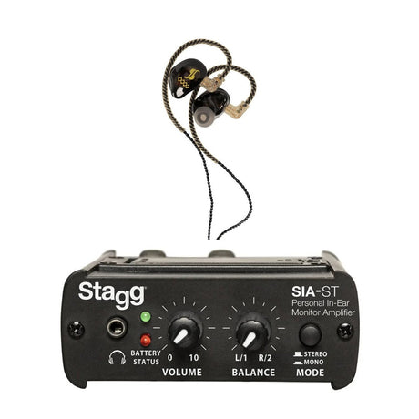 Stagg SIA-ST & SPM-435 Wired In-Ear Monitoring System - Limited Edition Gold 1