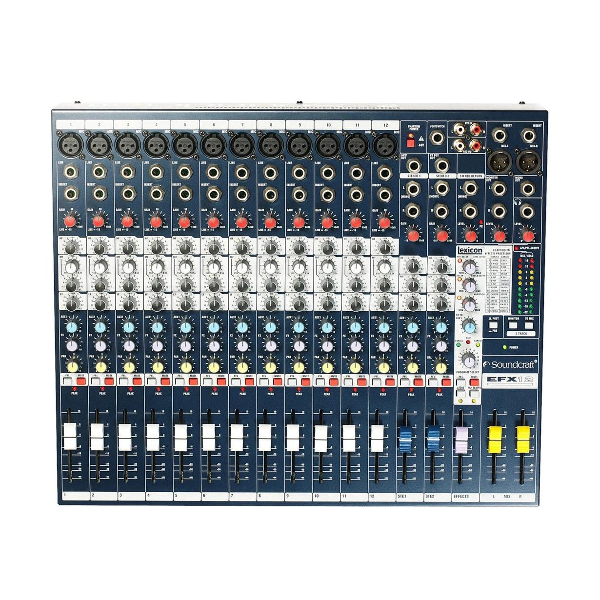Soundcraft EFX12 Professional 12-Channel Analogue Mixer with FX 1