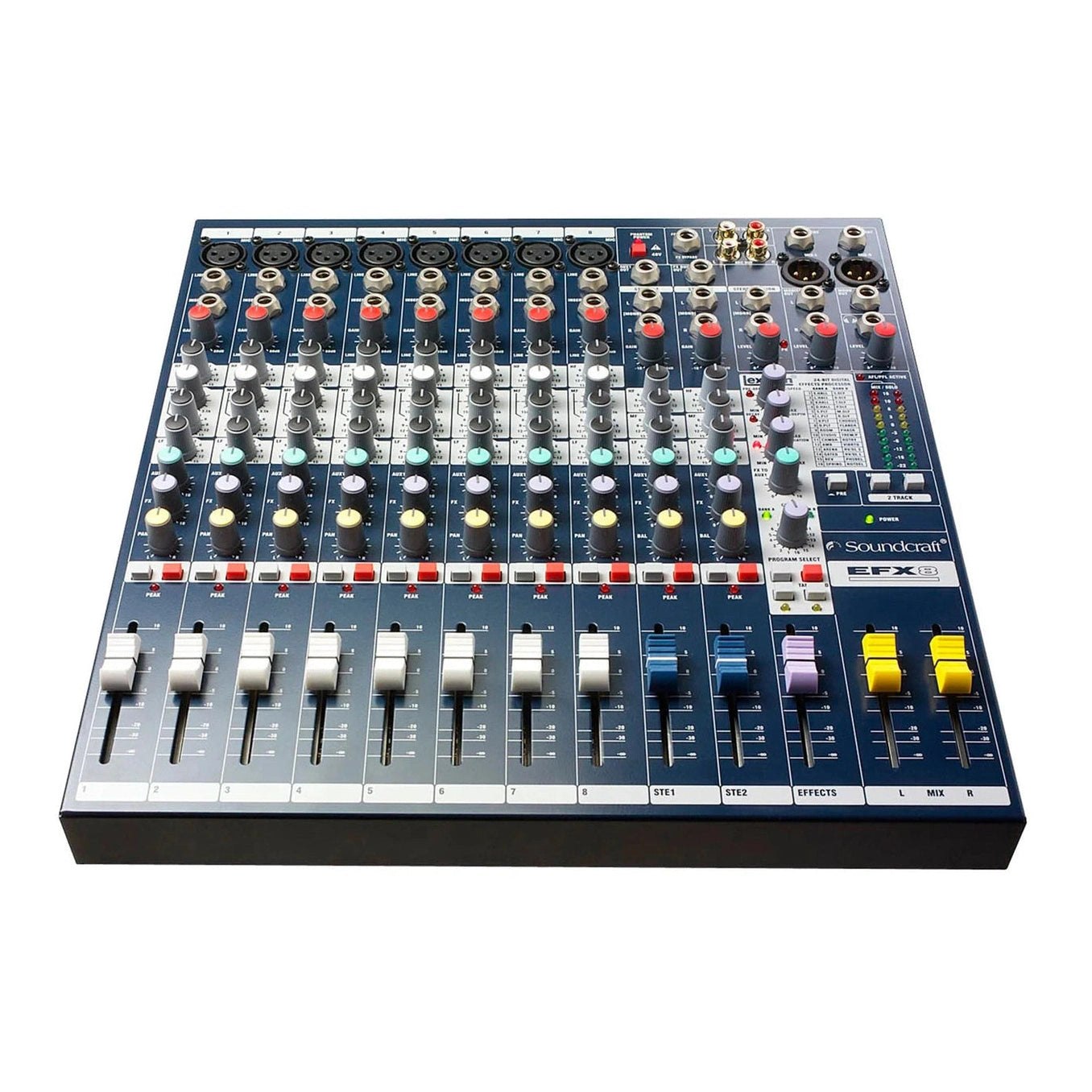 Soundcraft EFX8 Professional 8-Channel Analogue Mixer with FX 2