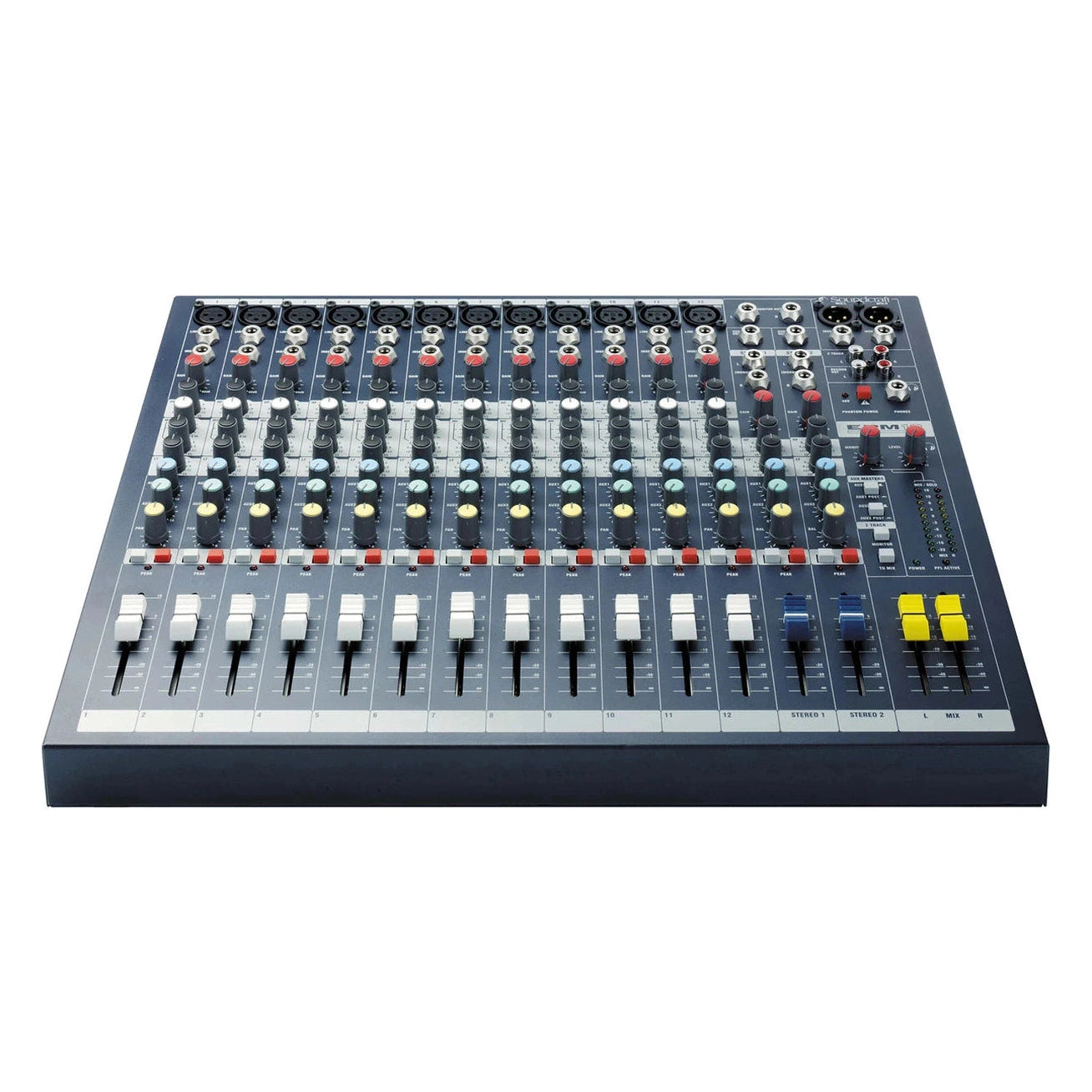 Soundcraft EPM12 - Professional 12+2 Channel Multipurpose Analogue Mixer 1