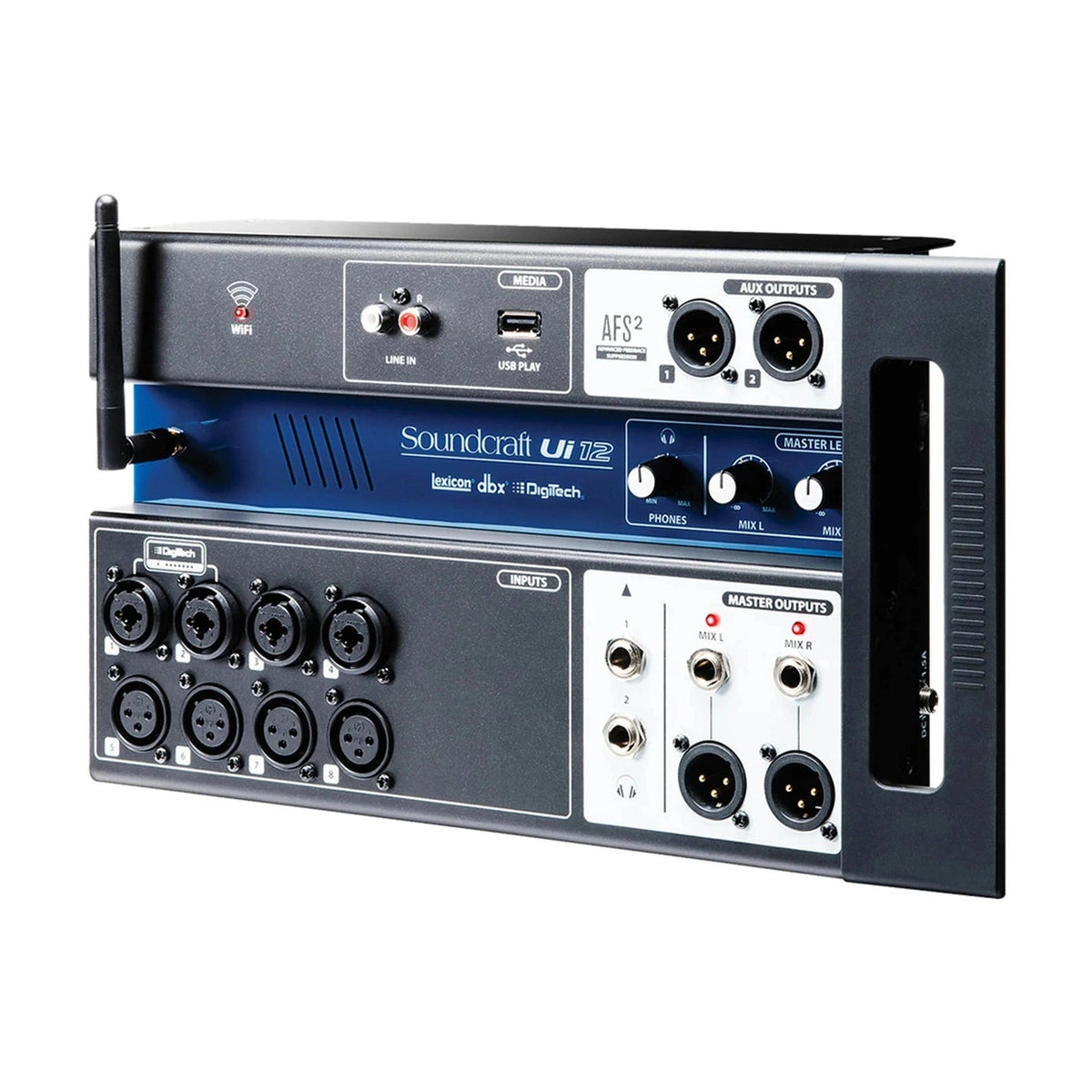 Soundcraft Ui12 12-Channel Digital Rack Mixer With Wireless Control 2