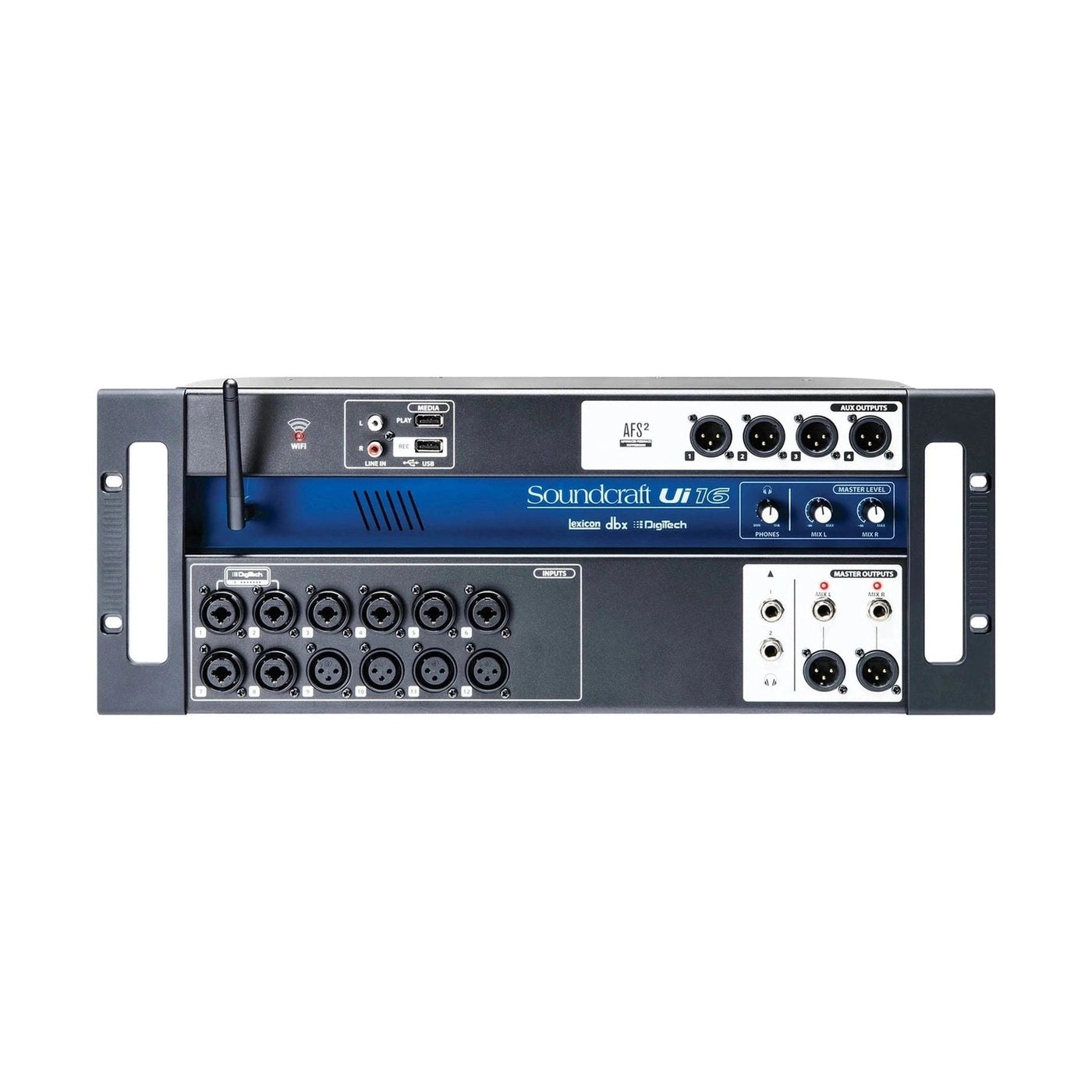 Soundcraft Ui16 16-Channel Digital Rack Mixer With Wireless Control 1