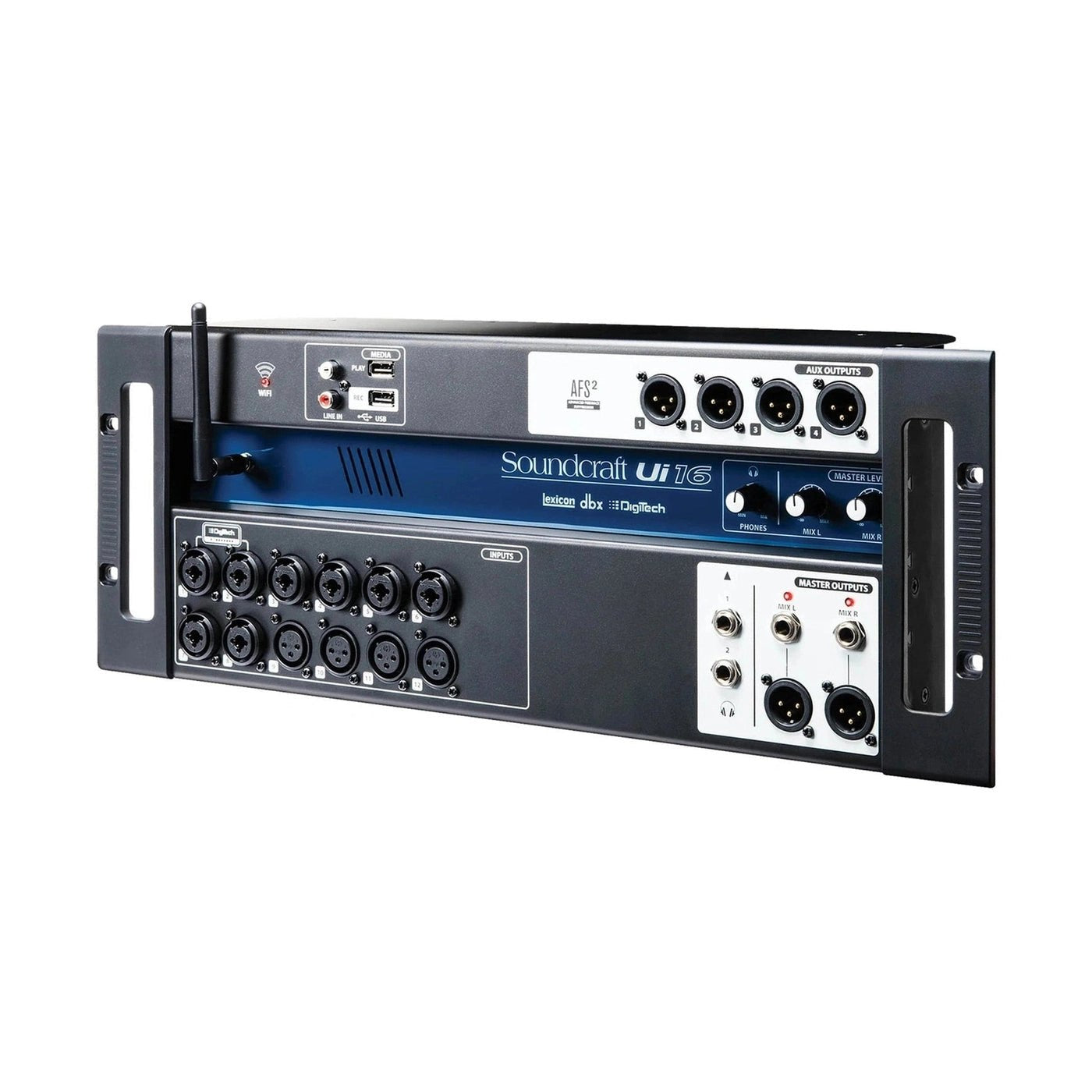 Soundcraft Ui16 16-Channel Digital Rack Mixer With Wireless Control 2
