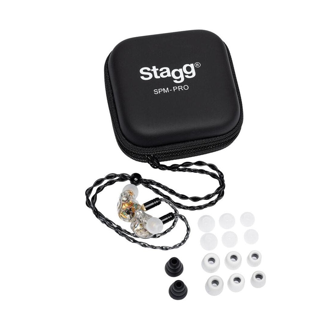 Stagg SPM-PRO Superior In-Ear Stage Monitors, Transparent 2