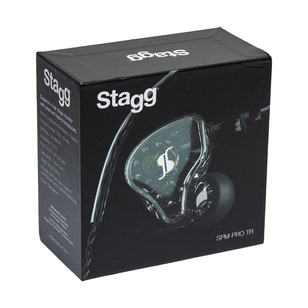 Stagg SPM-PRO Superior In-Ear Stage Monitors, Transparent 5