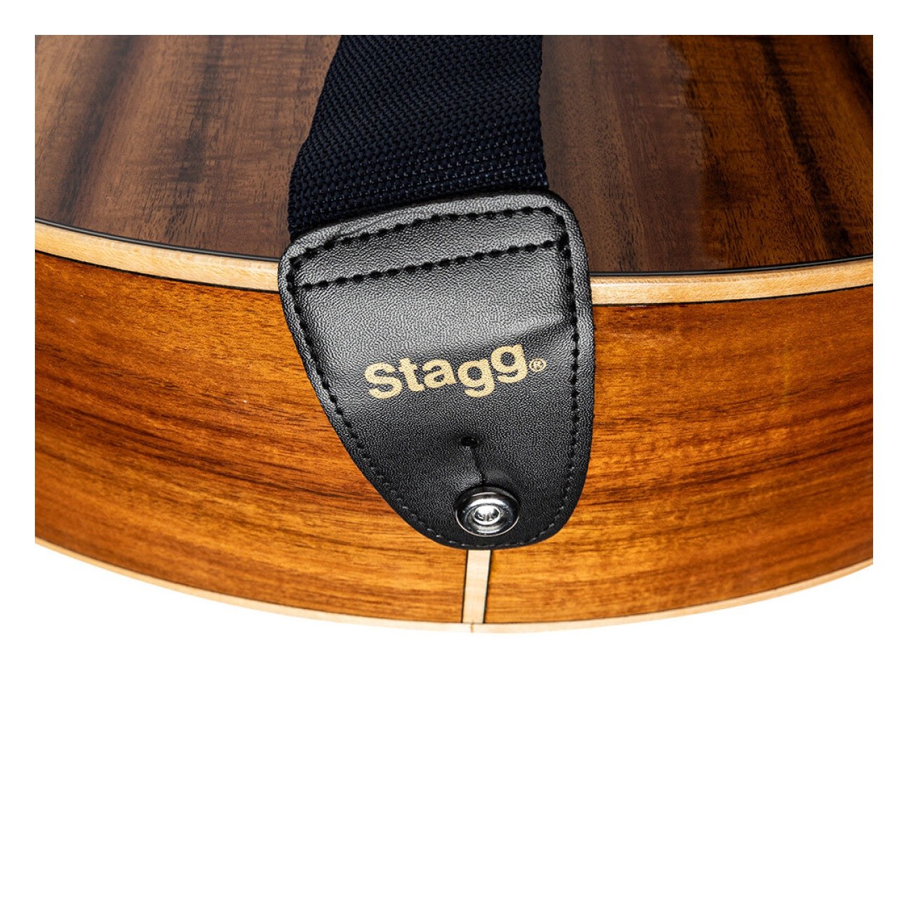 Stagg Essential Nylon Guitar Strap - Blue 4