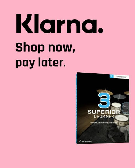 Shop for your Software and pay in 3 easy payments with Klarna now available at Audio Direct