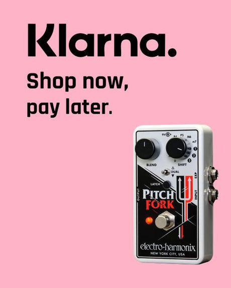 Shop now for Electro Harmonix and pay in three payments using Klarna