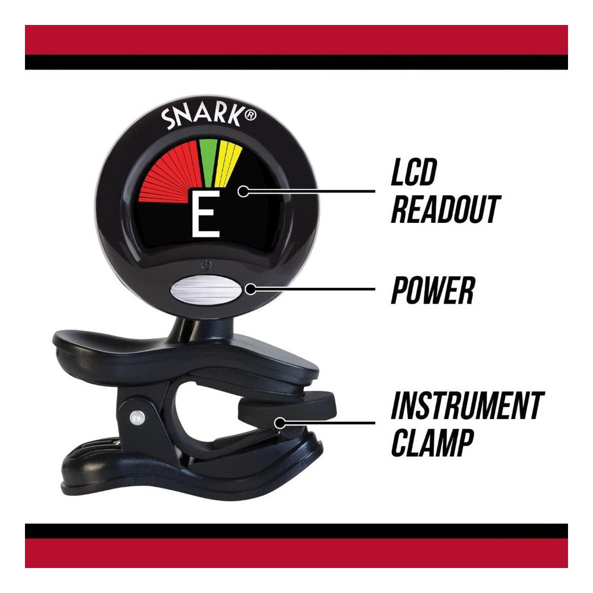 Snark SN-5GX Clip On Guitar, Bass & Violin Tuner 5