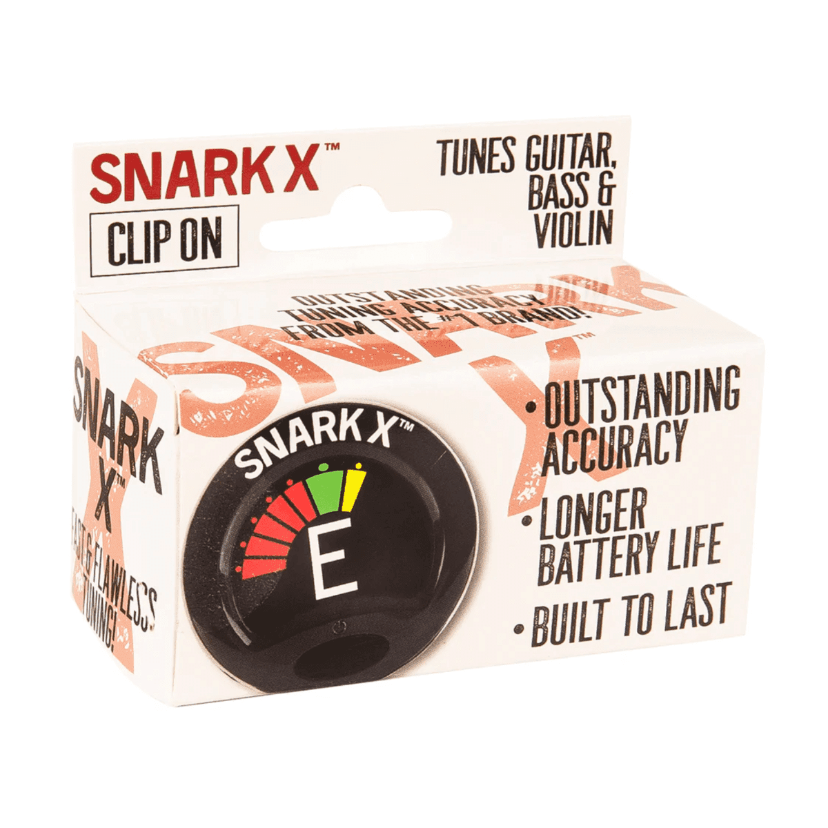Snark X Clip On Guitar, Bass & Violin Tuner 3
