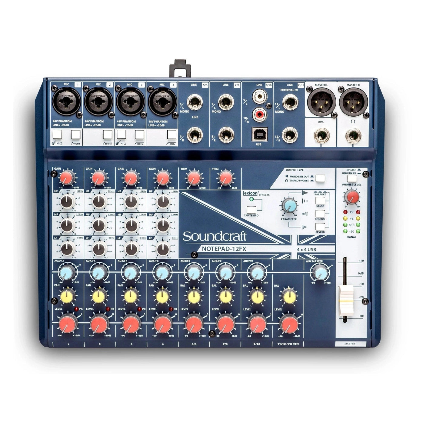 Soundcraft Notepad 12FX Analogue Mixer with FX & USB Interface 1