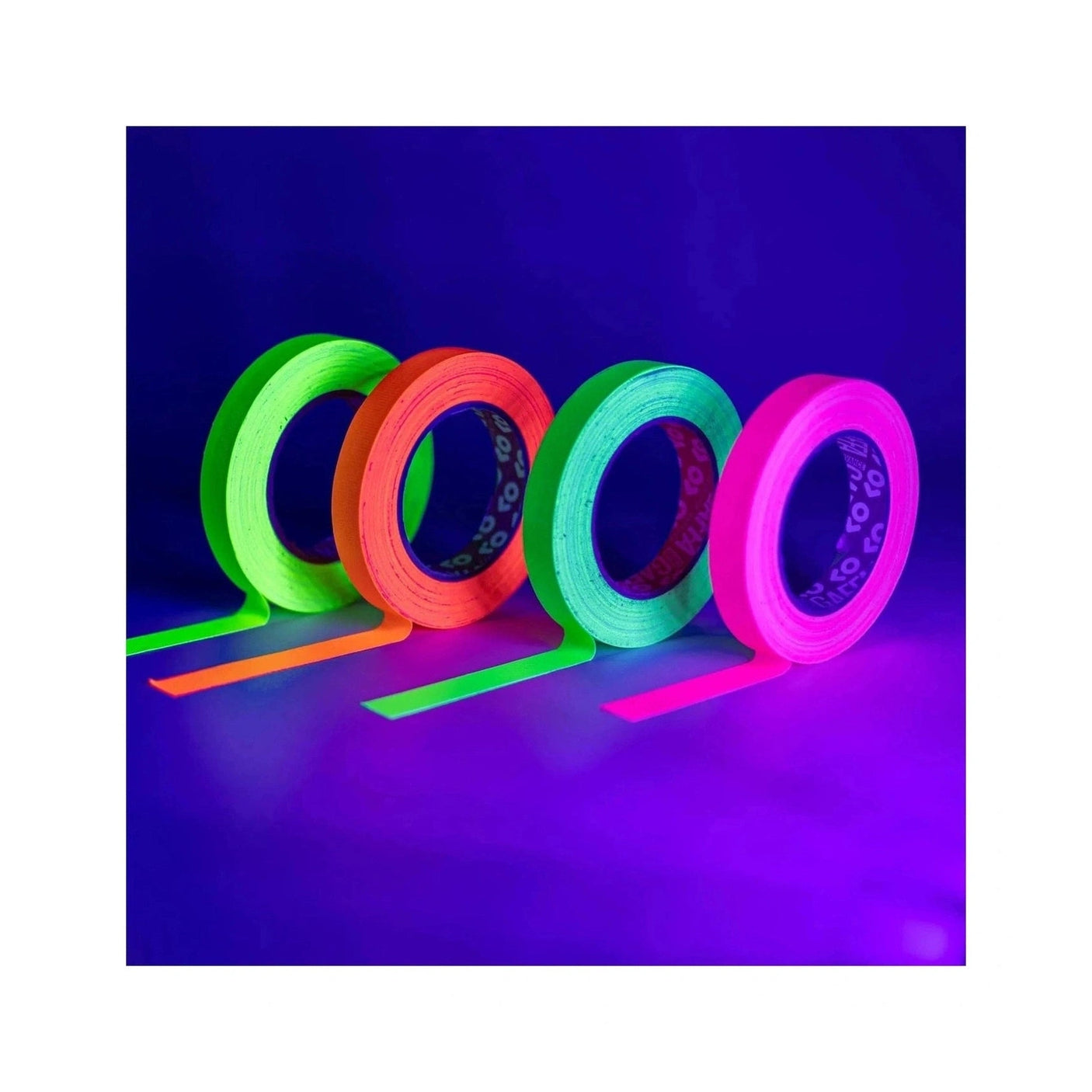 Advance Gaffa AT215 Fluorescent Pink UV Glow Cloth Tape 19mm x 25m 8