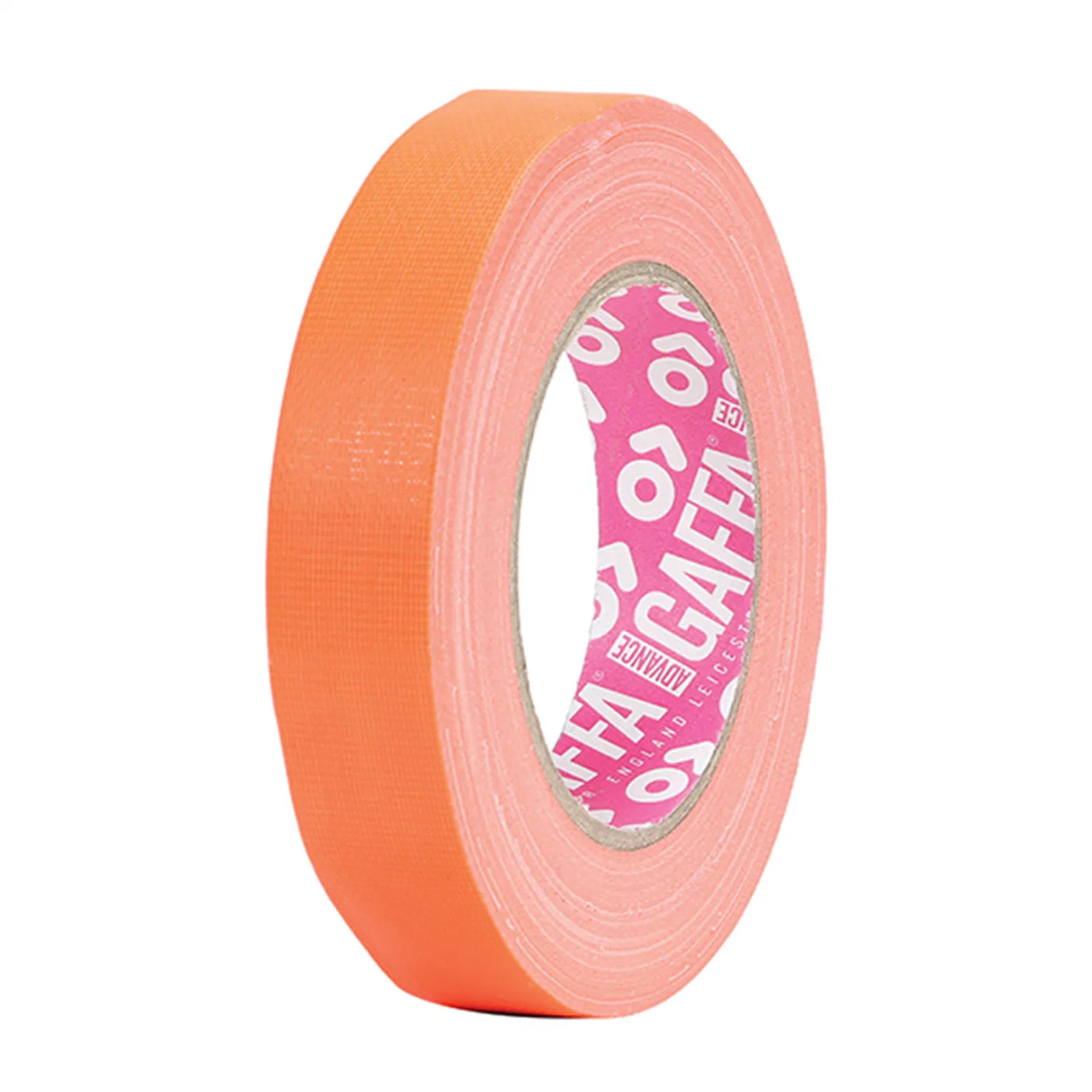 Advance Gaffa AT215 Fluorescent Orange UV Glow Cloth Tape 19mm x 25m 1