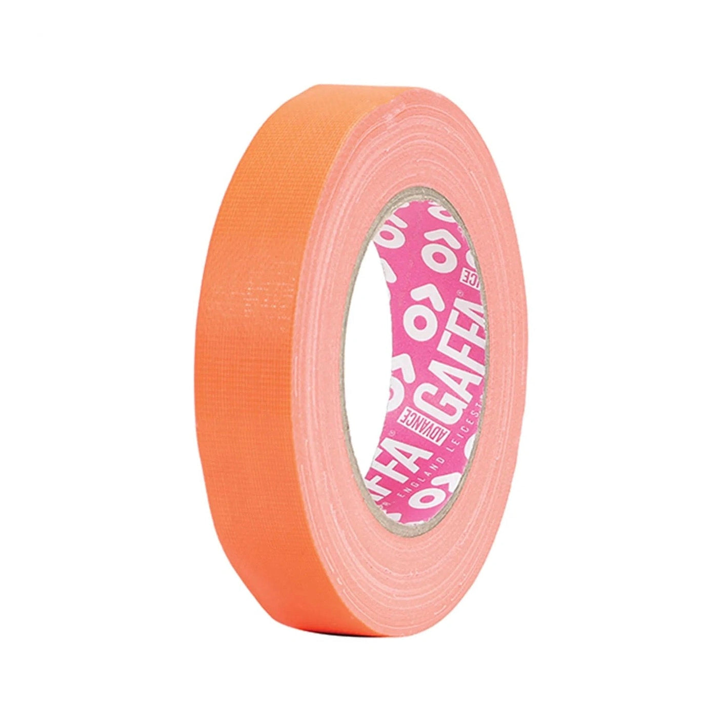 Advance Gaffa AT215 Fluorescent Orange UV Glow Cloth Tape 19mm x 25m 1