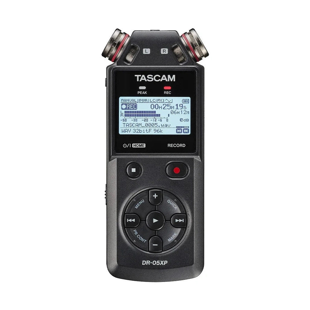 Tascam DR-05XP 32-Bit Stereo Handheld Audio Recorder With USB Interface 1