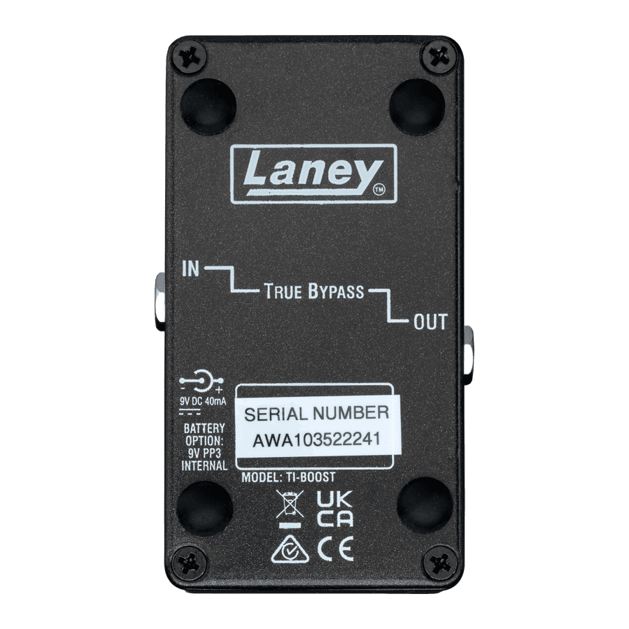 Black Country Customs by Laney - TI-BOOST Signature Boost / Overdrive Pedal 4