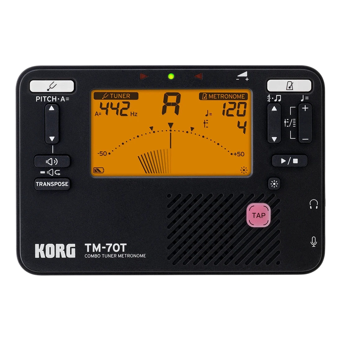 Korg TM-70T Combo Tuner Metronome - Black 2