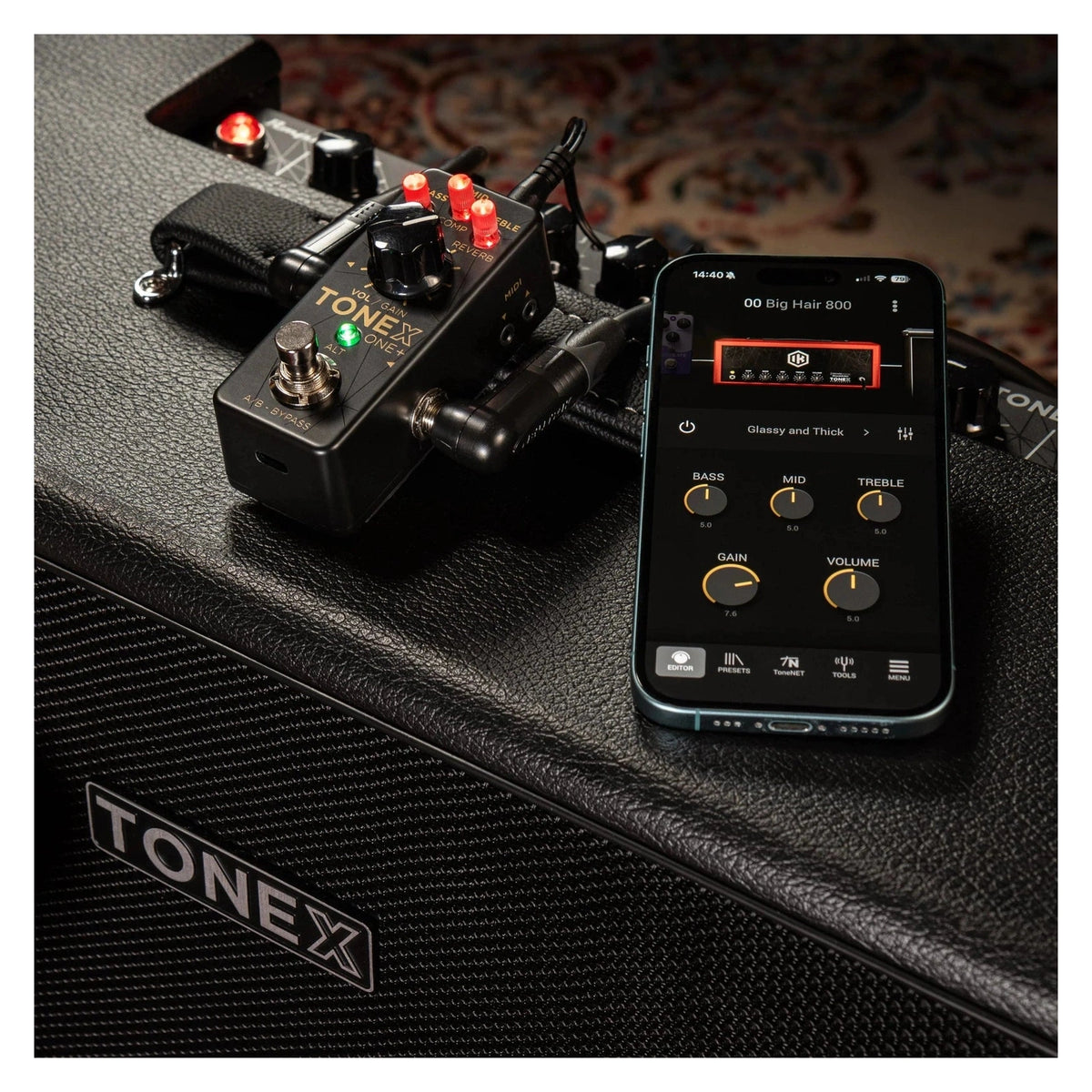 IK Multimedia TONEX ONE+ Guitar Amp Modeller Pedal 2