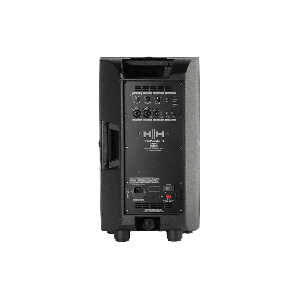 HH TRE-1001 10" Active PA Speakers & Q6FX 6-Channel Mixer Bundle 4