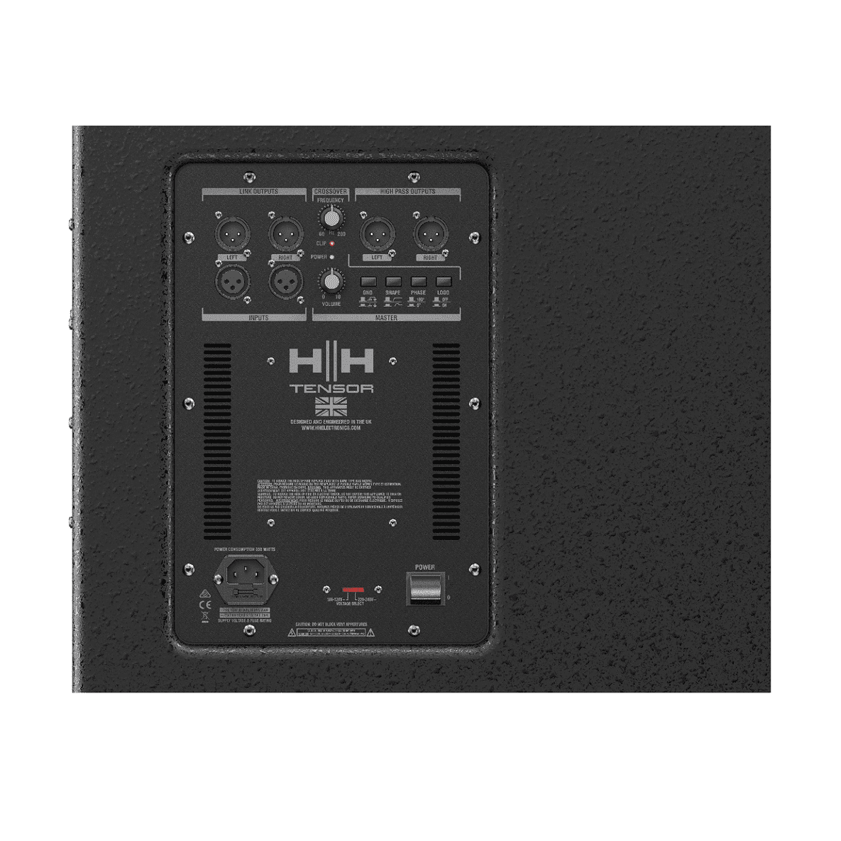 HH Tensor TRS-1800 18" Active PA Subwoofer 5