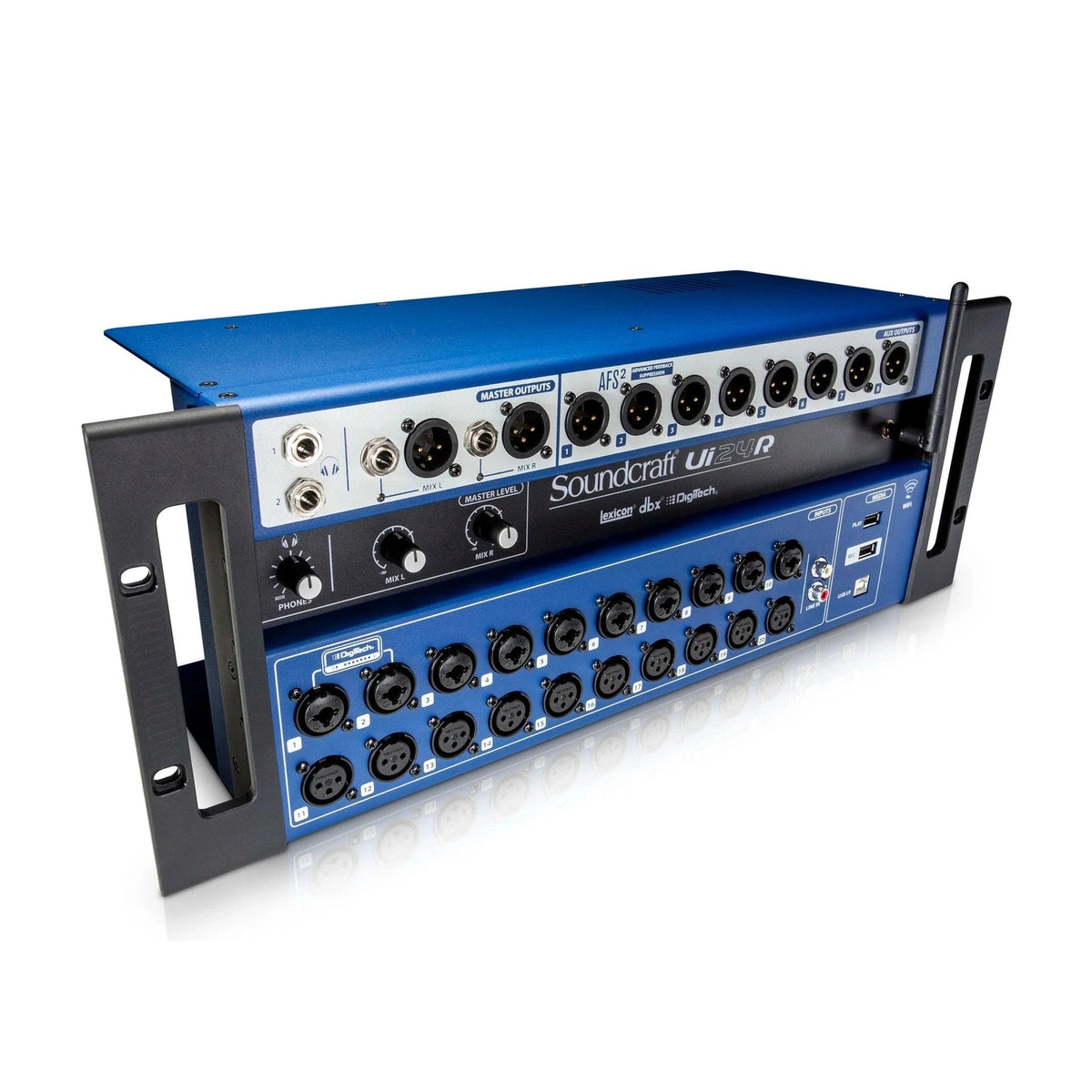Soundcraft Ui24R 24-Channel Digital Rack Mixer & Multi-Track Recorder With Wireless Control 2