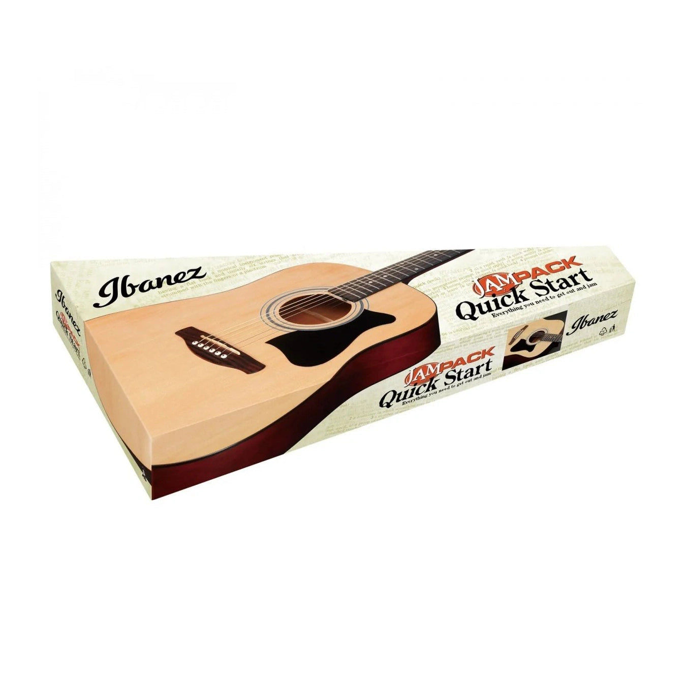 Ibanez V50NJP Dreadnought Acoustic Guitar Jam Pack, Open Pore Natural 6