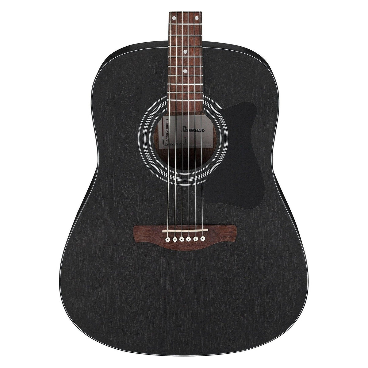 Ibanez V54NJP Dreadnought Acoustic Guitar Jam Pack, Weathered Black 2