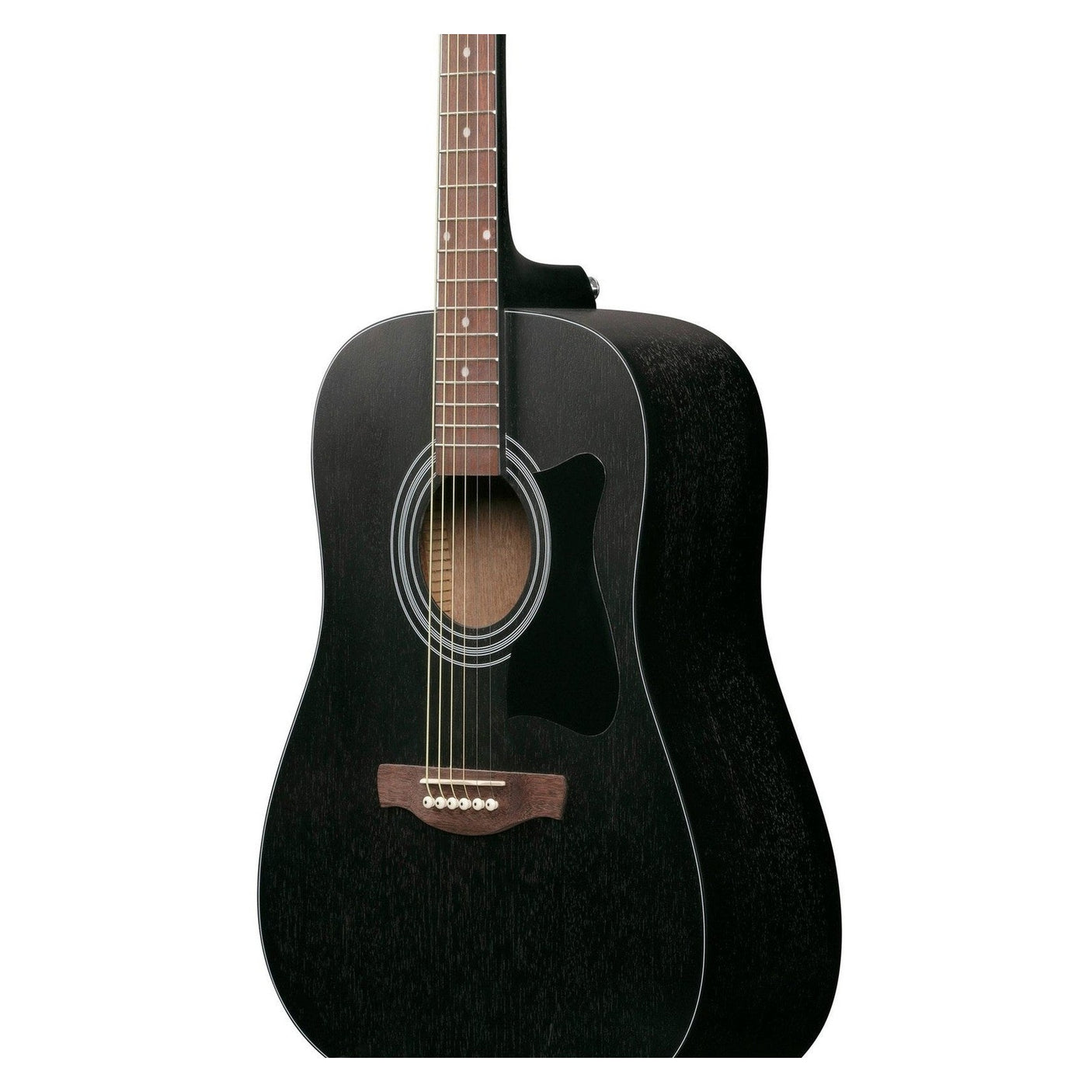 Ibanez V54NJP Dreadnought Acoustic Guitar Jam Pack, Weathered Black 10