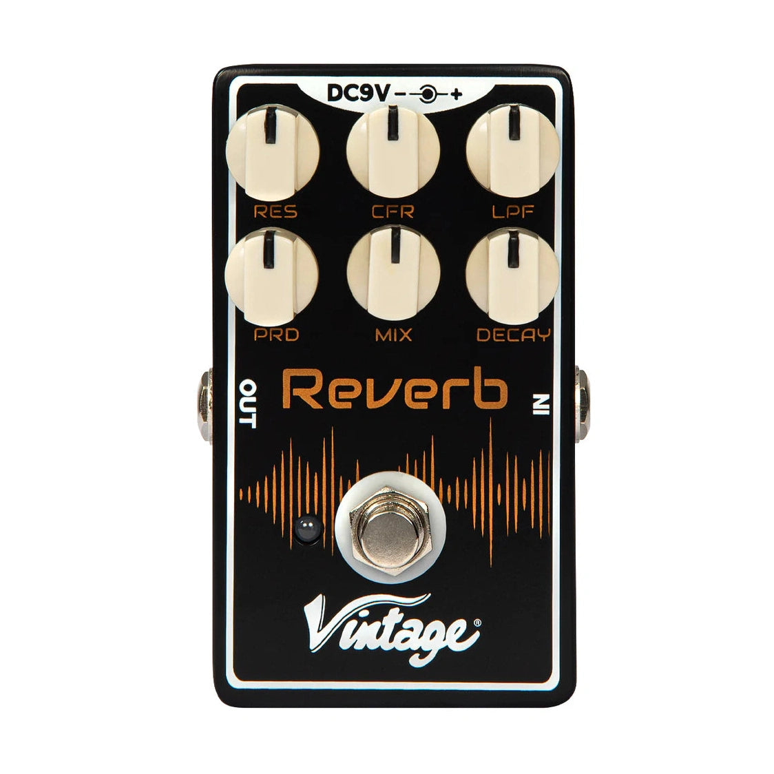 Vintage VFX12 Reverb Effects Guitar Pedal 1